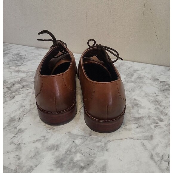 Florsheim Mens 10.5 D Dress Shoes Whiskey Brown Leather Lace Up Derby Business - Picture 3 of 13